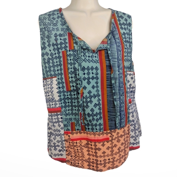 Gramicci Tops - GRAMICCI Cotton Block Printed Tank Sz M